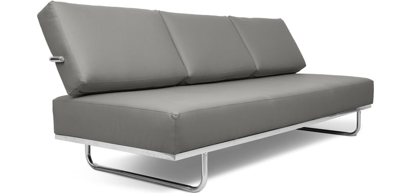 Sofa Bed Upholstered in Faux Leather - 3 Seats - Kart