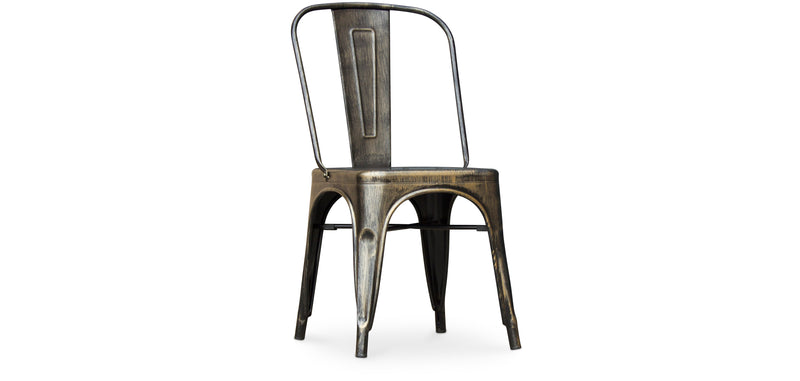 Sedia da pranzo in acciaio - Design industriale - Nuova edizione - Stylix