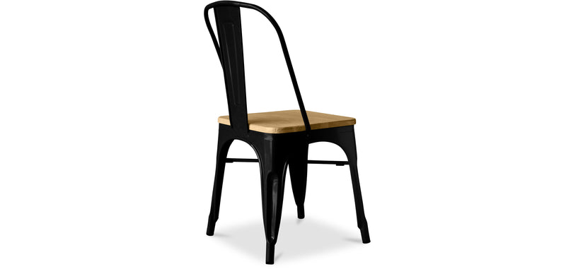 Dining chair - Industrial design - Wood and steel - Stylix