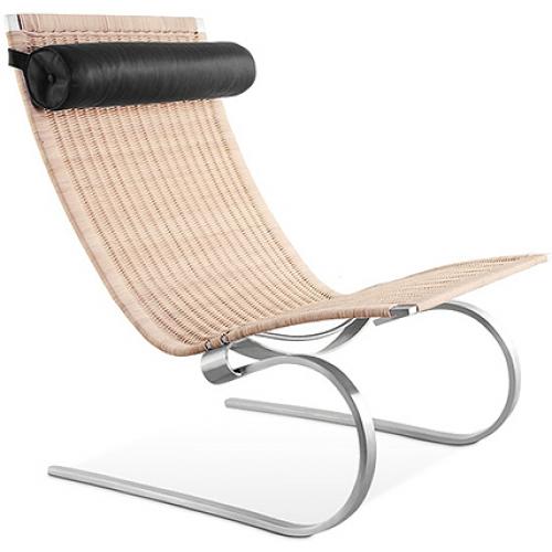 Rattan armchair - Bali Boho Style Lounger - Reed