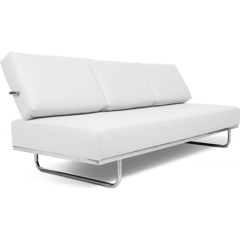 Sofa Bed Upholstered in Faux Leather - 3 Seats - Kart