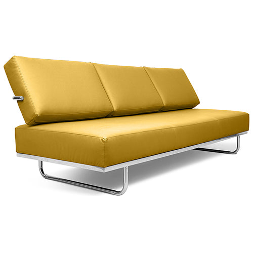 Sofa Bed Upholstered in Faux Leather - 3 Seats - Kart