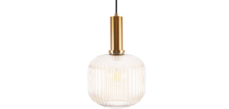 Lampa sufitowa vintage - Zawieszenie z kryształu - Amelia