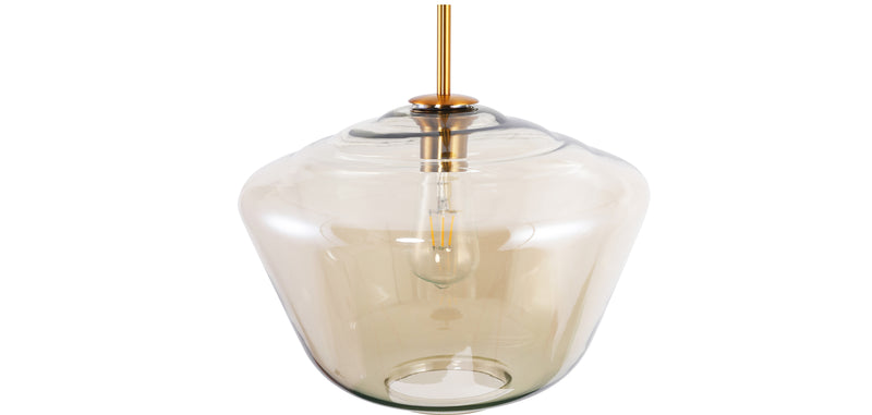 Lampa sufitowa z kryształu - Lampa wisząca w stylu vintage - Erik