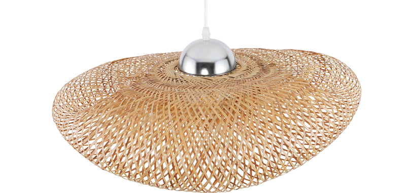 Lampa sufitowa z bambusa - Lampa wisząca w stylu Boho Bali - Sam