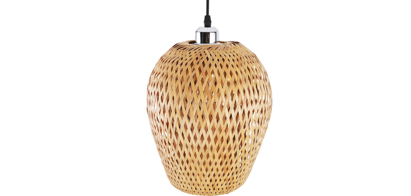 Taklampe i bambus - Hengelampe i boho Bali-stil - Gina