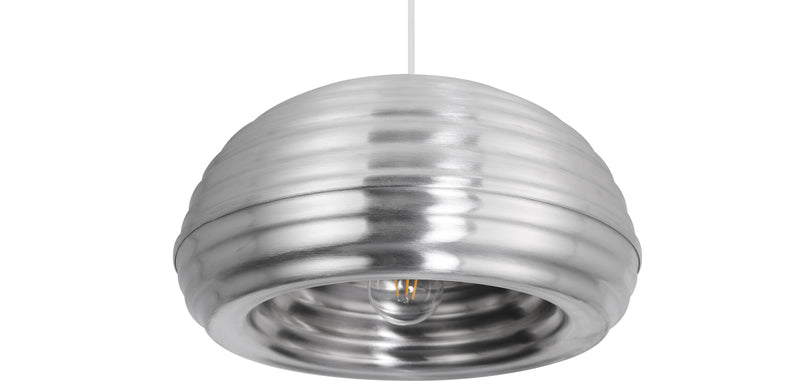 Lampe de plafond - Lampe suspendue argentée - Spelunking