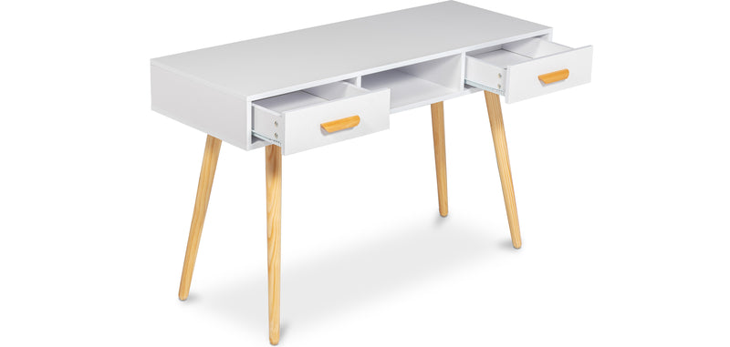 Bureau en Bois avec Tiroirs - Design Scandinave - Zuris