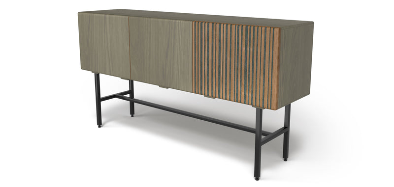 Buffet en Bois - Stile Vintage - 2 portes - Calabri