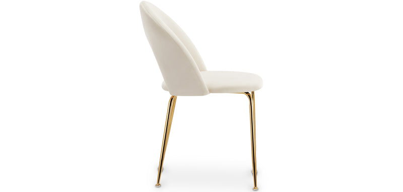 Chaise de Salle à Manger - Revêtue de Velours - Amarna