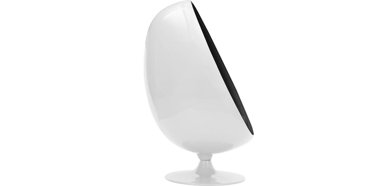 Design fauteuil in de vorm van een ei - Bekleed met stof - Eny