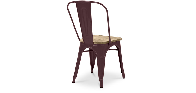 Dining chair - Industrial design - Wood and steel - Stylix
