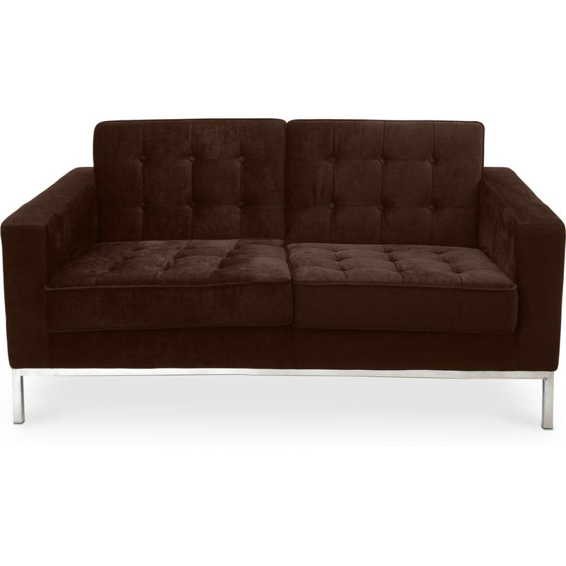 Fabric Upholstered Sofa - 2 Seats - Konel