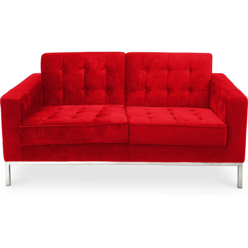 Fabric Upholstered Sofa - 2 Seats - Konel