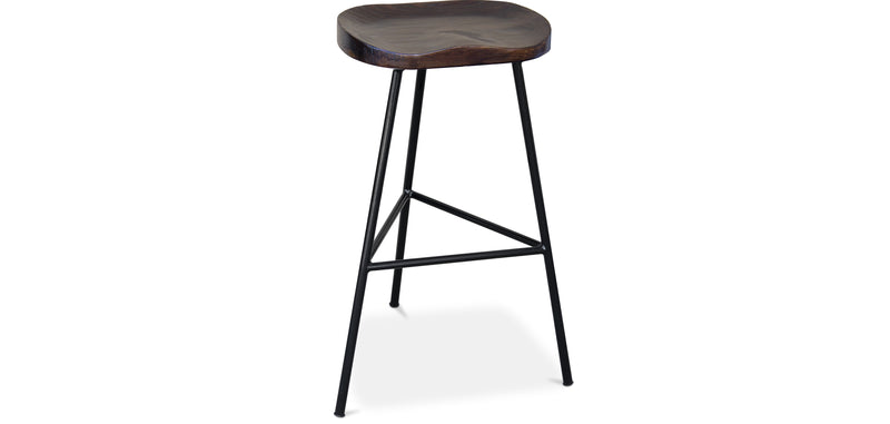 Barhocker - Industrielles Design - Holz und Metall - 73 cm - Kangee