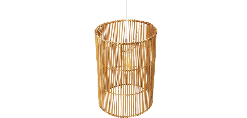Lampe de plafond en rotin - Lampe suspendue de stile Boho Bali - An