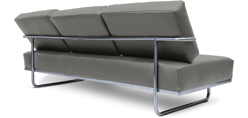 Sofa Bed Upholstered in Faux Leather - 3 Seats - Kart