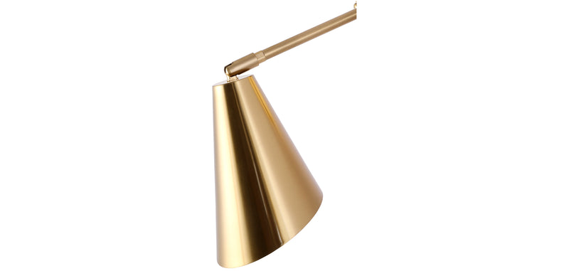 Wall Sconce - Metal Cone - Gold - Livel