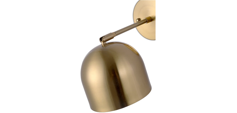 Vegglampe - Gullfarget Metall - Bleni