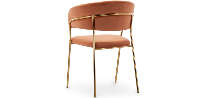 Chaise de salle à manger - Revêtue de velours - Gruna