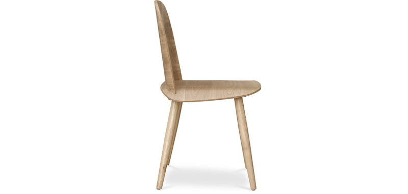 Wooden dining room chair - Scandinavian style - Berd