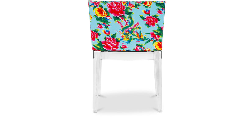 Dining chair - Transparent legs - Patterned design - Mademoiselle