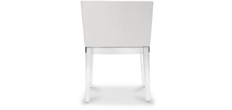 Design Dining Room Chair - Transparent Legs - Mila