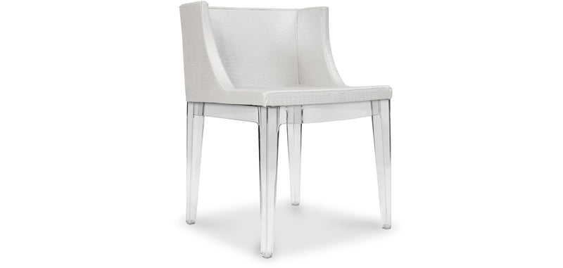 Design Dining Room Chair - Transparent Legs - Mila
