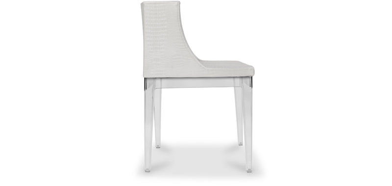 Design Dining Room Chair - Transparent Legs - Mila