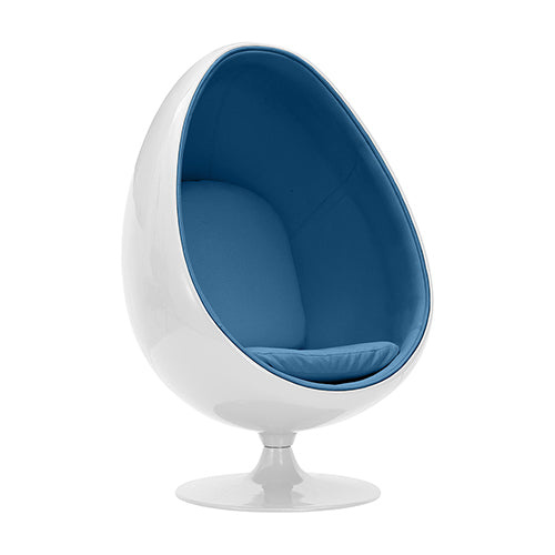 Fauteuil design en forme d'œuf - Revêtement en similicuir - Eny
