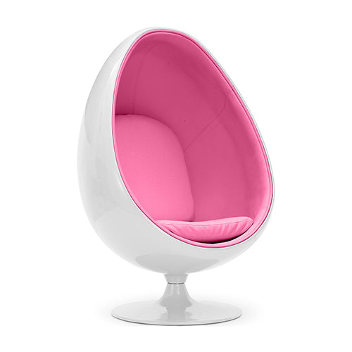 Fauteuil design en forme d'œuf - Revêtement en similicuir - Eny