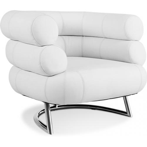 Fauteuil Design - Revêtu de Cuir - Bivendun