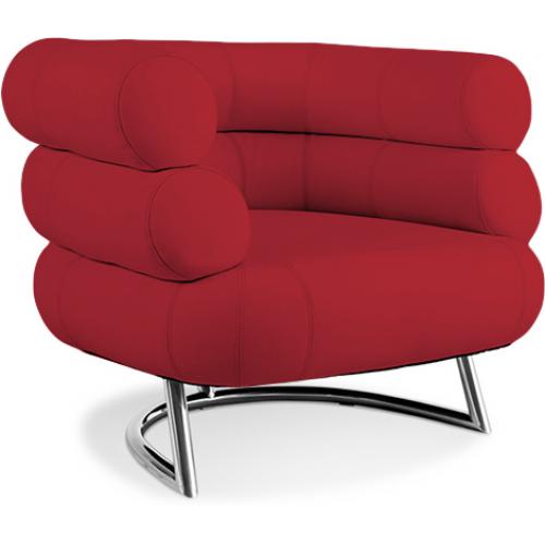 Fauteuil Design - Revêtu de Cuir - Bivendun