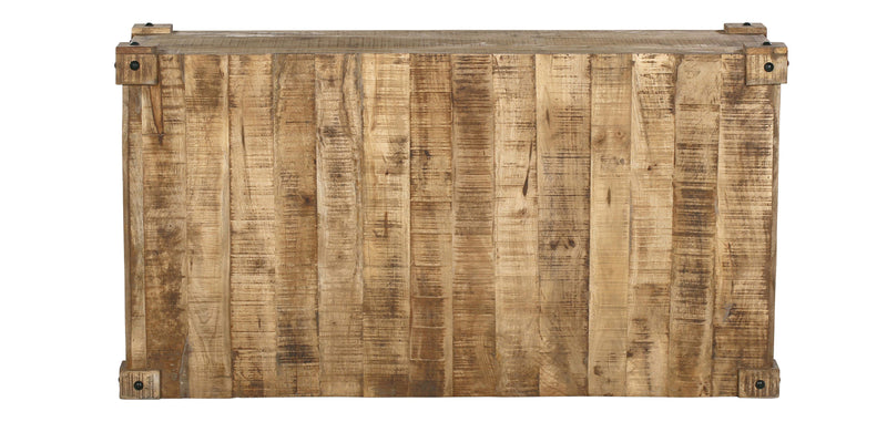 Buffet en Bois - Design Industriel - 2 Portes - Tunk