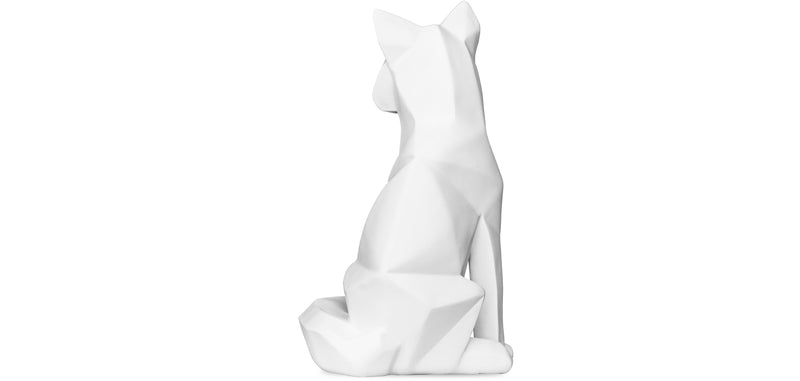 Decorative Fox Figurine - Matte White - Foox