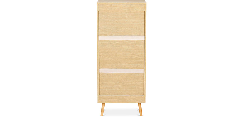 Buffet en Bois - Design Scandinave - 4 compartiments - Roin