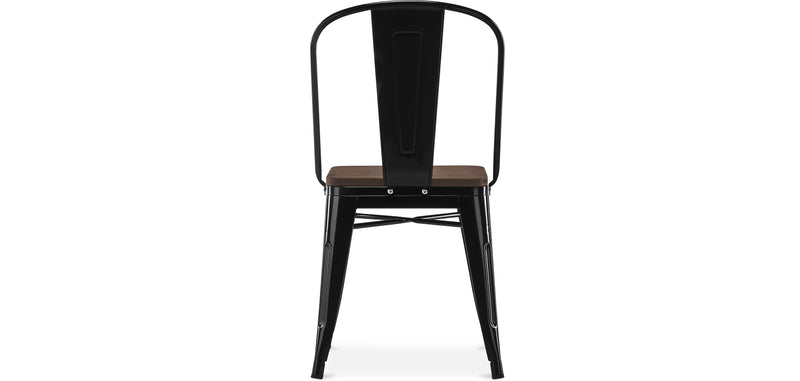Spisestuestol - Industriell design - Tre og stål - Stylix