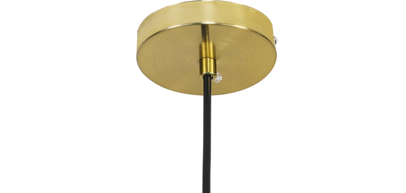 Globe ceiling lamp - Golden pendant - Ruby