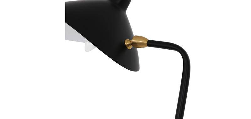 Lampadaire Noir - Lampe de Salon - Giorge