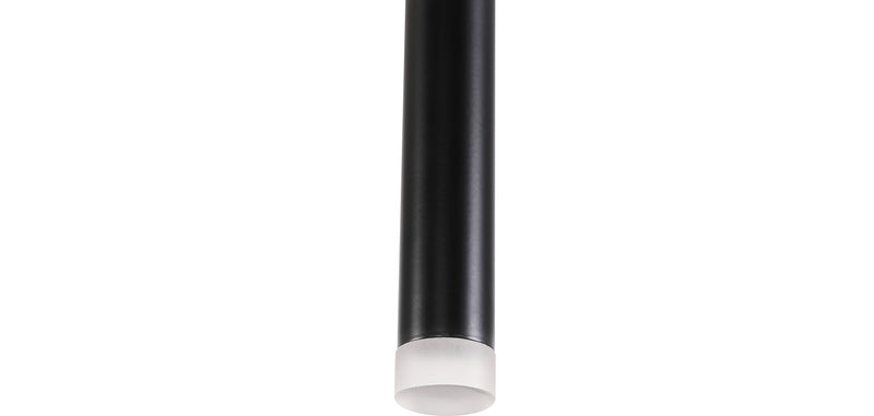 Plafondlamp in buis - LED hanglamp - Zwart - Lilu