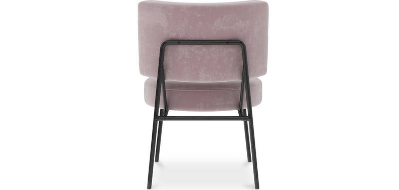 Upholstered velvet armchair - Jerna