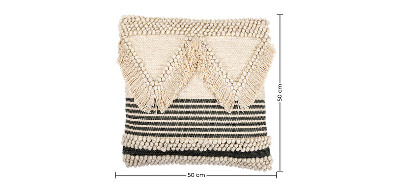Almofada de estilo boho Bali - Capa e enchimento incluídos - Vrena