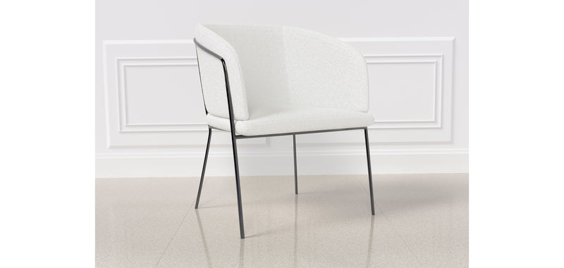 Fauteuil avec accoudoirs En Bouclette Fausse Fourrure Tapissée - Boucles Blanches - Miusen