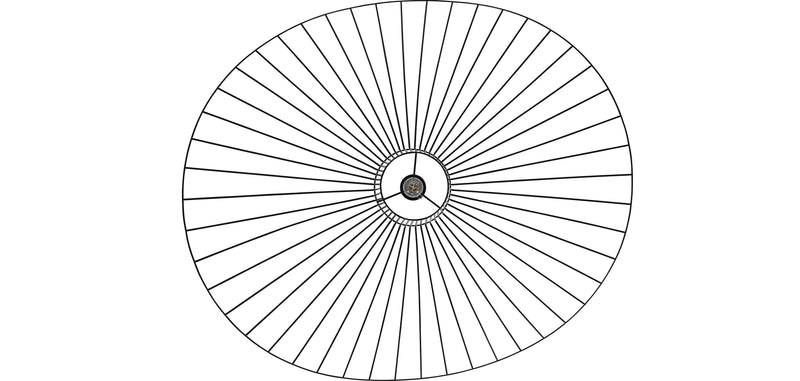 Lampe de Plafond - Lampe Suspendue Design Pamela - 140cm - Vertical