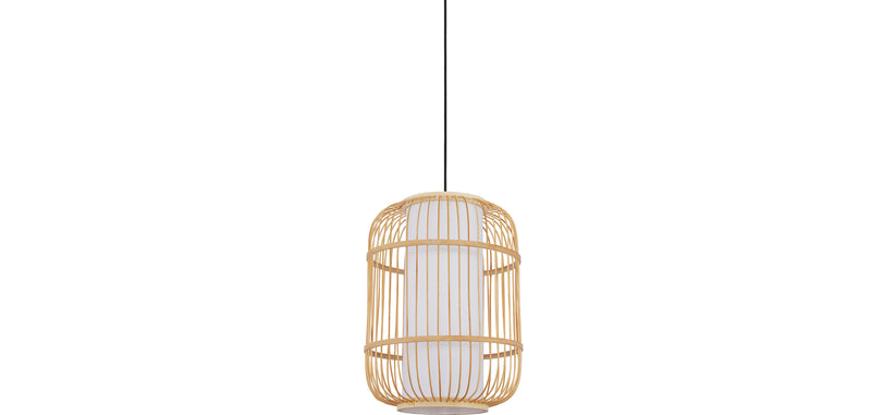Lampe de plafond en bambou - Lampe suspendue au stile Boho Bali - Mane