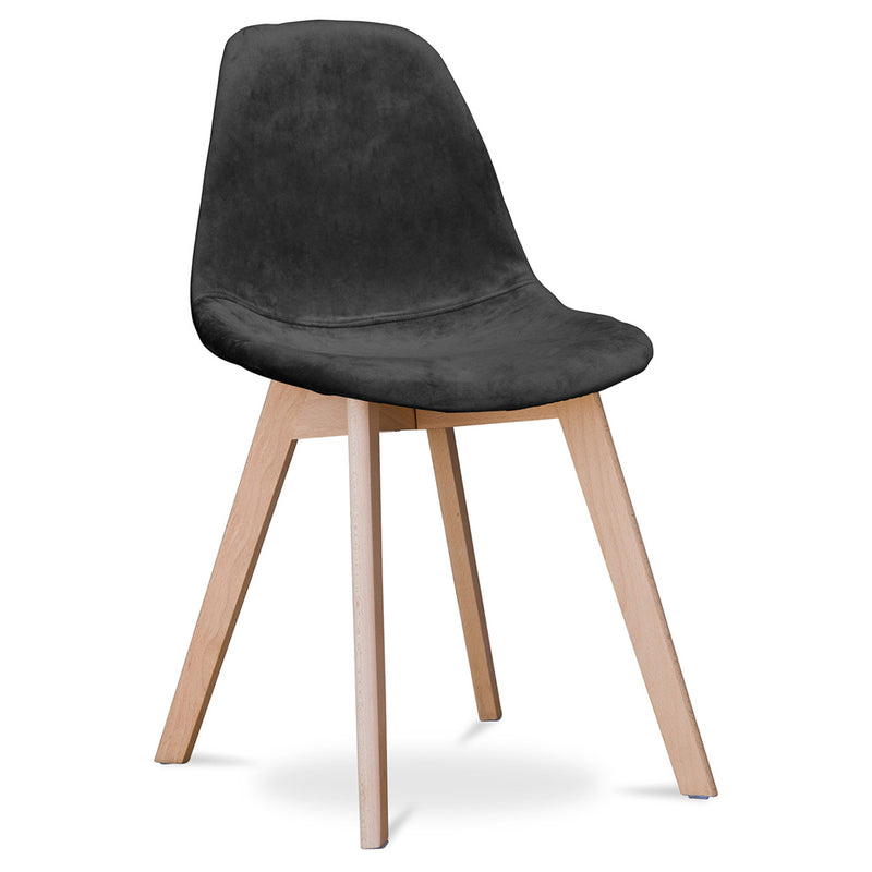 Eetkamerstoel van stof - Scandinavische stijl - Denisse