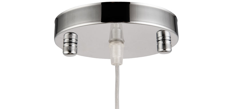 Lampe de plafond design sphérique - Lampe suspendue en métal chromé - 40cm - Speculum