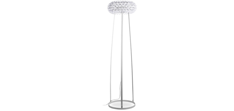 Floor Lamp - Living Room Lamp with Crystal Buttons - Savoni
