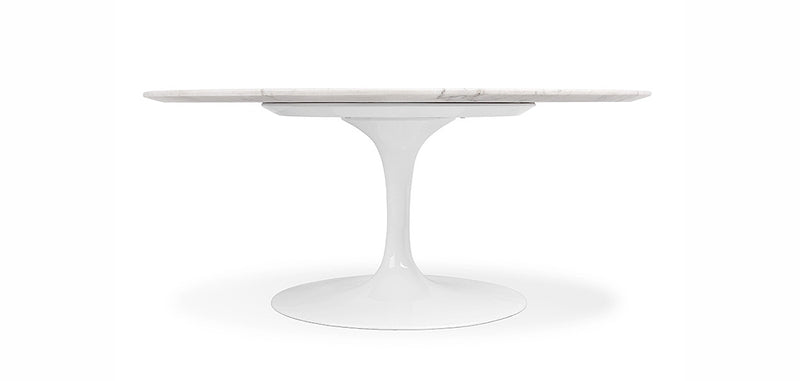 Round dining table - 110 cm - Marble - Tulip