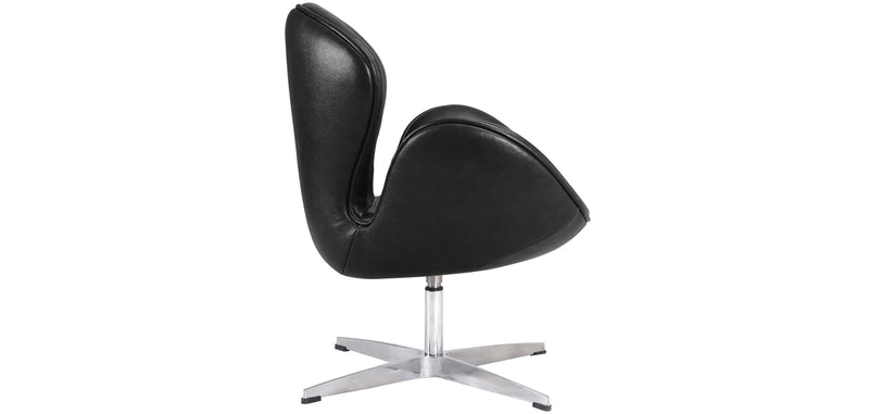 Armchair with Armrests - Upholstered in Leather - Svin